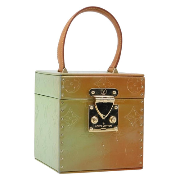 LOUIS VUITTON Monogram Vernis Bleecker Pouch Baby Blue M91003 LV Auth 214445