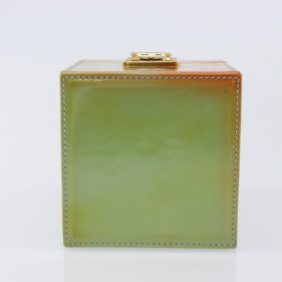 LOUIS VUITTON Monogram Vernis Bleecker Pouch Baby Blue M91003 LV Auth 214445