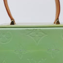LOUIS VUITTON Monogram Vernis Bleecker Pouch Baby Blue M91003 LV Auth 214445-4