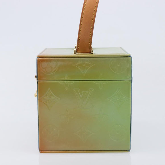 LOUIS VUITTON Monogram Vernis Bleecker Pouch Baby Blue M91003 LV Auth 214445