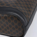 CELINE Macadam Tote Bag PVC Black Gold Auth 214449-10