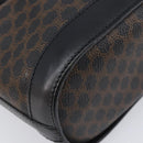 CELINE Macadam Tote Bag PVC Black Gold Auth 214449-13