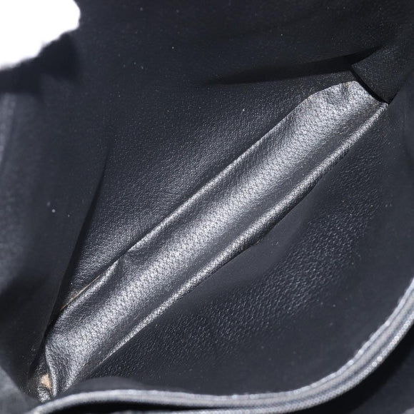 CELINE Macadam Tote Bag PVC Black Gold Auth 214449