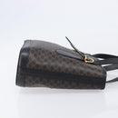 CELINE Macadam Tote Bag PVC Black Gold Auth 214449-4
