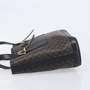 CELINE Macadam Tote Bag PVC Black Gold Auth 214449-5