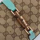 GUCCI GG Canvas Jackie Hand Bag Beige Gold 124409 Auth 214482-17