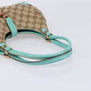 GUCCI GG Canvas Jackie Hand Bag Beige Gold 124409 Auth 214482-7