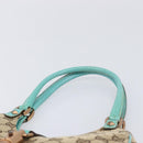 GUCCI GG Canvas Jackie Hand Bag Beige Gold 124409 Auth 214482-8