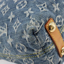 LOUIS VUITTON Monogram Denim Buggy PM Shoulder Bag Blue M95049 LV Auth 214486V-13