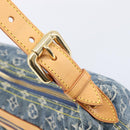 LOUIS VUITTON Monogram Denim Buggy PM Shoulder Bag Blue M95049 LV Auth 214486V-14