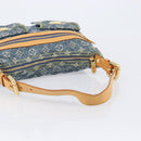 LOUIS VUITTON Monogram Denim Buggy PM Shoulder Bag Blue M95049 LV Auth 214486V-7