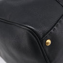 FENDI Celeria Hand Bag Leather Black Gold 8BL061 Auth 214488A-11