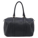 FENDI Celeria Hand Bag Leather Black Gold 8BL061 Auth 214488A-3