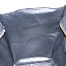 CELINE Luggage Mini Shopper Hand Bag Leather Black Gold Auth 214490V-19