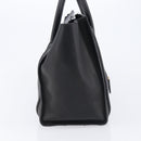 CELINE Luggage Mini Shopper Hand Bag Leather Black Gold Auth 214490V-5