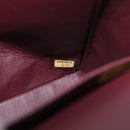 CHANEL Matelasse 25 Double Flap Chain Shoulder Bag Lamb Skin Auth 214495SAM-26