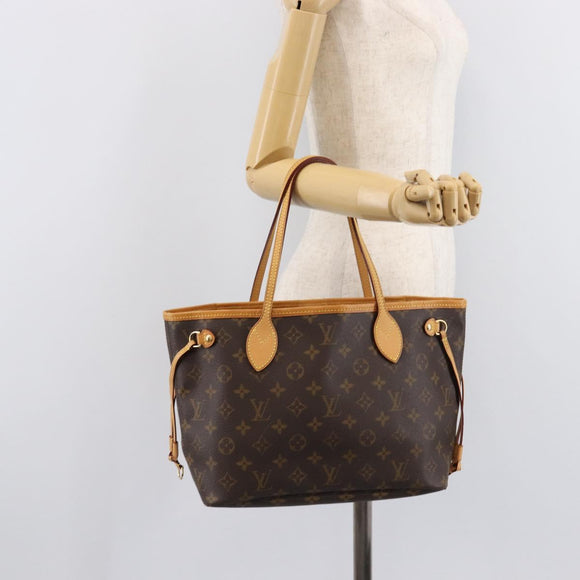 LOUIS VUITTON Monogram Neverfull PM Tote Bag M40155 LV Auth 214500V