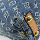 LOUIS VUITTON Monogram Denim Buggy PM Shoulder Bag Blue M95049 LV Auth 214501V-14