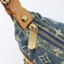 LOUIS VUITTON Monogram Denim Buggy PM Shoulder Bag Blue M95049 LV Auth 214501V-16
