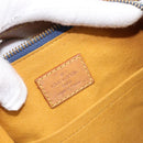 LOUIS VUITTON Monogram Denim Buggy PM Shoulder Bag Blue M95049 LV Auth 214501V-17