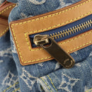 LOUIS VUITTON Monogram Denim Buggy PM Shoulder Bag Blue M95049 LV Auth 214501V-22