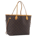 LOUIS VUITTON Monogram Neverfull MM Tote Bag M40156 LV Auth 214504V-1