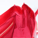 LOUIS VUITTON Vernis Rayure Wilshire PM Bag Pomme D'amour M91701 LV Auth 214505V-19