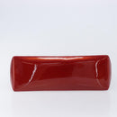 LOUIS VUITTON Vernis Rayure Wilshire PM Bag Pomme D'amour M91701 LV Auth 214505V-9