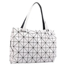 ISSEY MIYAKE BAO BAO Tote Bag Vinyl White Black Auth 214513A-1