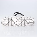 ISSEY MIYAKE BAO BAO Tote Bag Vinyl White Black Auth 214513A-10