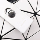 ISSEY MIYAKE BAO BAO Tote Bag Vinyl White Black Auth 214513A-15