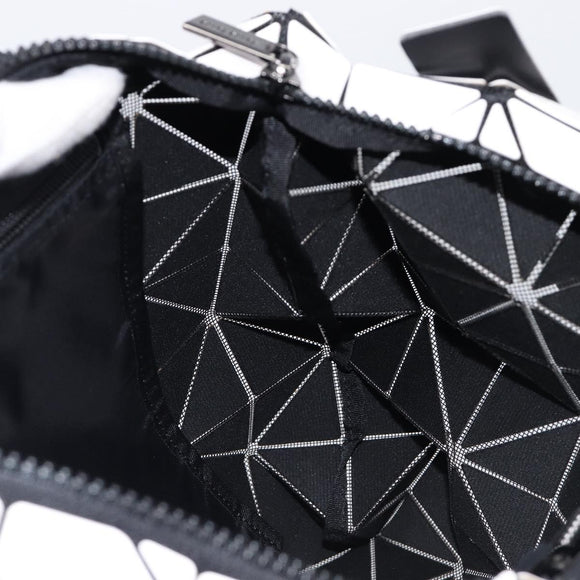 ISSEY MIYAKE BAO BAO Tote Bag Vinyl White Black Auth 214513A