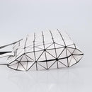 ISSEY MIYAKE BAO BAO Tote Bag Vinyl White Black Auth 214513A-5