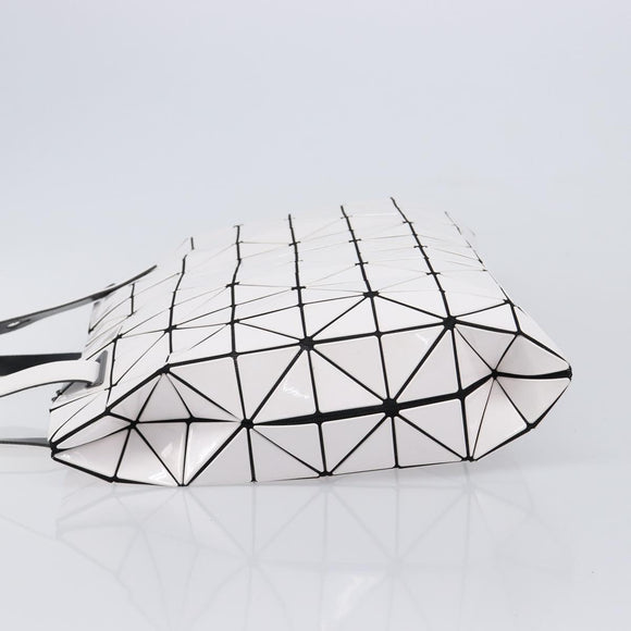 ISSEY MIYAKE BAO BAO Tote Bag Vinyl White Black Auth 214513A
