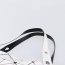 ISSEY MIYAKE BAO BAO Tote Bag Vinyl White Black Auth 214513A-8