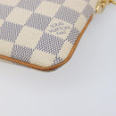 LOUIS VUITTON Damier Azur Pochette Mira MM Accessory Pouch N60027 Auth 214522A-10