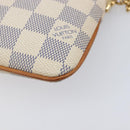 LOUIS VUITTON Damier Azur Pochette Mira MM Accessory Pouch N60027 Auth 214522A-12