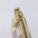 LOUIS VUITTON Damier Azur Pochette Mira MM Accessory Pouch N60027 Auth 214522A-17