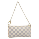 LOUIS VUITTON Damier Azur Pochette Mira MM Accessory Pouch N60027 Auth 214522A-3