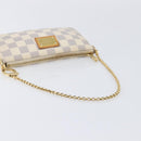 LOUIS VUITTON Damier Azur Pochette Mira MM Accessory Pouch N60027 Auth 214522A-7