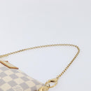LOUIS VUITTON Damier Azur Pochette Mira MM Accessory Pouch N60027 Auth 214522A-8