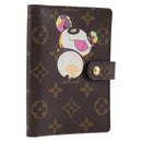 LOUIS VUITTON Monogram panda Agenda PM Day Planner Cover R20011 LV Auth 214524V-1