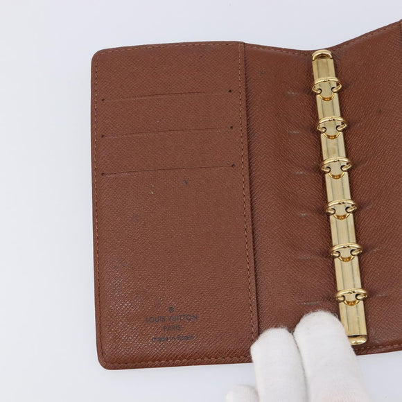 LOUIS VUITTON Monogram panda Agenda PM Day Planner Cover R20011 LV Auth 214524V