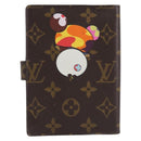 LOUIS VUITTON Monogram panda Agenda PM Day Planner Cover R20011 LV Auth 214524V-3