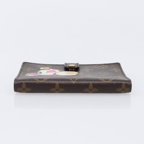 LOUIS VUITTON Monogram panda Agenda PM Day Planner Cover R20011 LV Auth 214524V