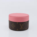LOUIS VUITTON Monogram Martha Roundbox XS Jewelry Box Pink GI1410 Auth 214526M-4