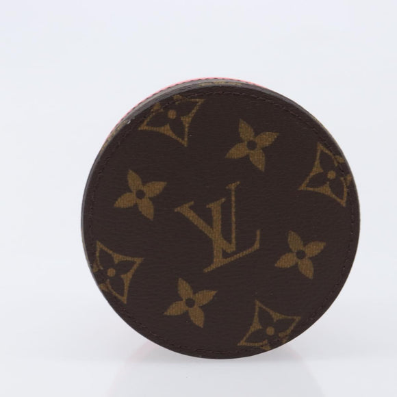 LOUIS VUITTON Monogram Martha Roundbox XS Jewelry Box Pink GI1410 Auth 214526M