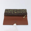 LOUIS VUITTON Monogram Graffiti Portefeiulle Sarah Khaki M92188 LV Auth 214529V-13