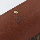 LOUIS VUITTON Monogram Graffiti Portefeiulle Sarah Khaki M92188 LV Auth 214529V-14