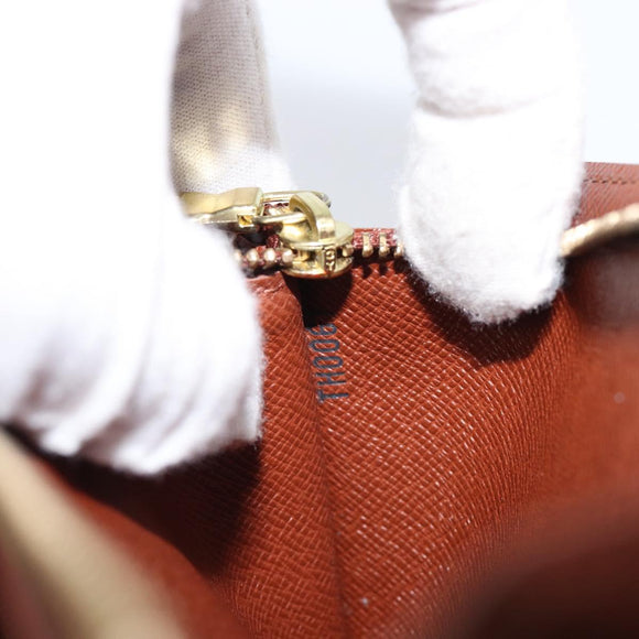 LOUIS VUITTON Monogram Graffiti Portefeiulle Sarah Khaki M92188 LV Auth 214529V